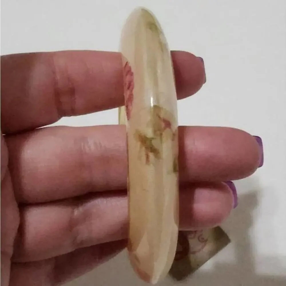 Treska floral Resin bangle bracelet new!!! - Picture 3 of 7